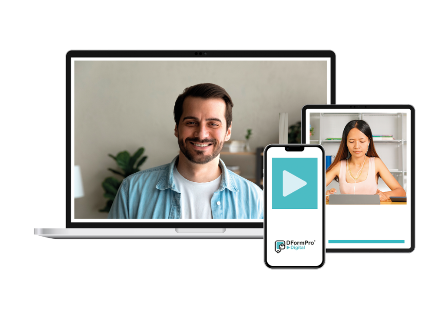 DFormPro Digital sur ordinateur et téléphone